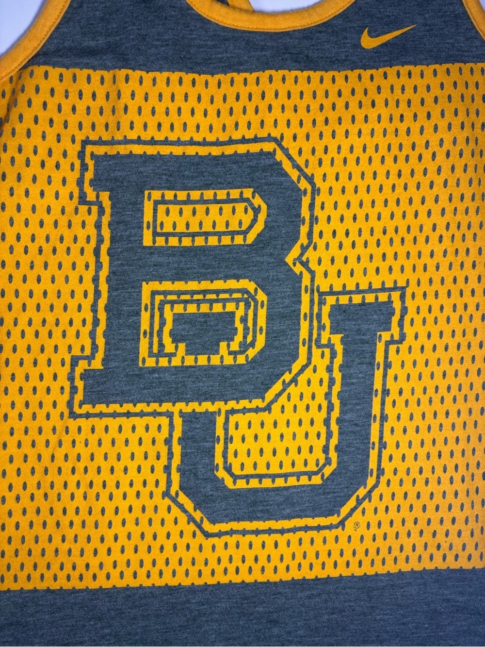 Nike Baylor Bears Dri-FIT Racerback Tank Women’s Small Green Gold NCAA - Picture 3 of 7